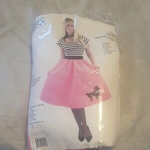 Pink Poodle Skirt Costume